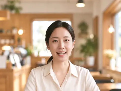 RoleFit avatar Lee Ji-won playing a prospective customer